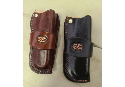 ECLJM ECLJM, Blk/Tan Folding Hunter Sheath Vertical Plain