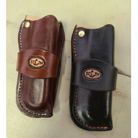 ECLJM, Blk/Tan Folding Hunter Sheath Vertical Plain