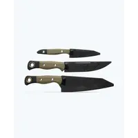 Benchmade 3 Piece Kitchen Set OD and Black G10, CPM 154 Steel