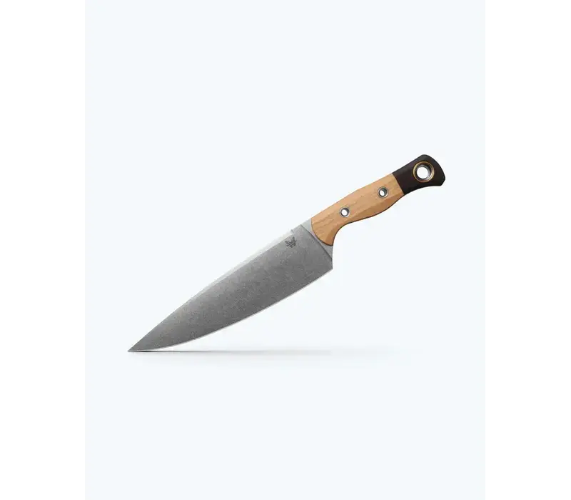 Benchmade Chef Knife 8", Black G10 Maple Richlite Handle, CPM 154