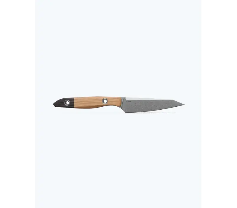 Benchmade True Paring Knife, Black and Maple Richlite Handle, CPM 154