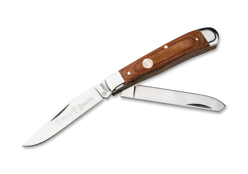 Boker Boker, Trapper Tan Micarta Handle, D2 Steel