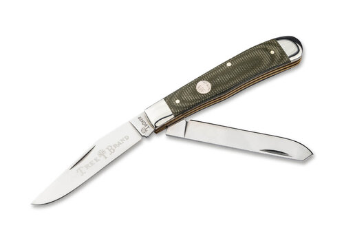 Boker Boker, Trapper Green Micarta Handle, D2 Steel