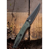 Pro-Tech, Peace Neighbor Designed Avalon Thumb Stud, Green Aluminum DLC Magnacut