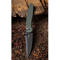 Pro-Tech, Peace Neighbor Designed Avalon Thumb Stud, Green Aluminum DLC Magnacut