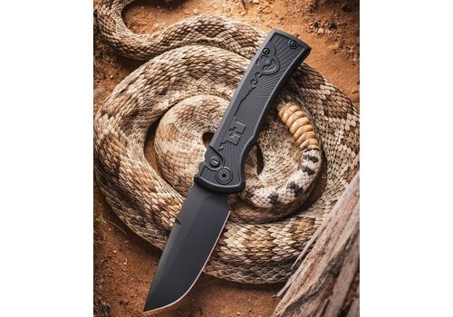 Pro-Tech Knives, LLC Pro-Tech, Chavez Auto Operator, Black Aluminum, S35VN