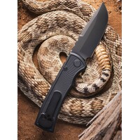 Pro-Tech, Chavez Auto Operator, Black Aluminum, S35VN