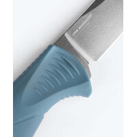 Benchmade, Fishcrafter Depth Blue Santoprene 7" Trailing point, CPM Magnacut