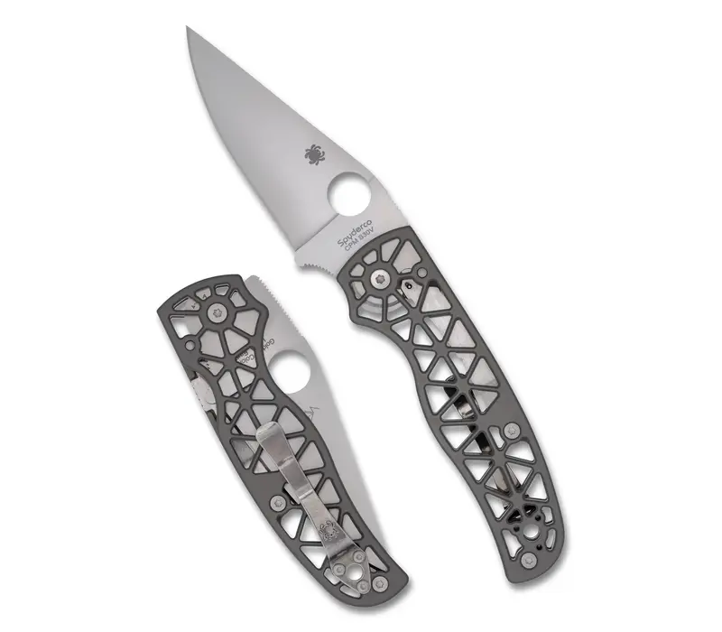 Spyderco Edgerati Skeletonized Aluminum Handle, CPM-S30V Steel