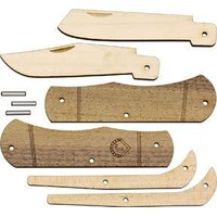 JJ'S Knife Kit Wooden Trapper Knife Kit
