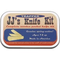 JJ'S Knife Kit Wooden Trapper Knife Kit