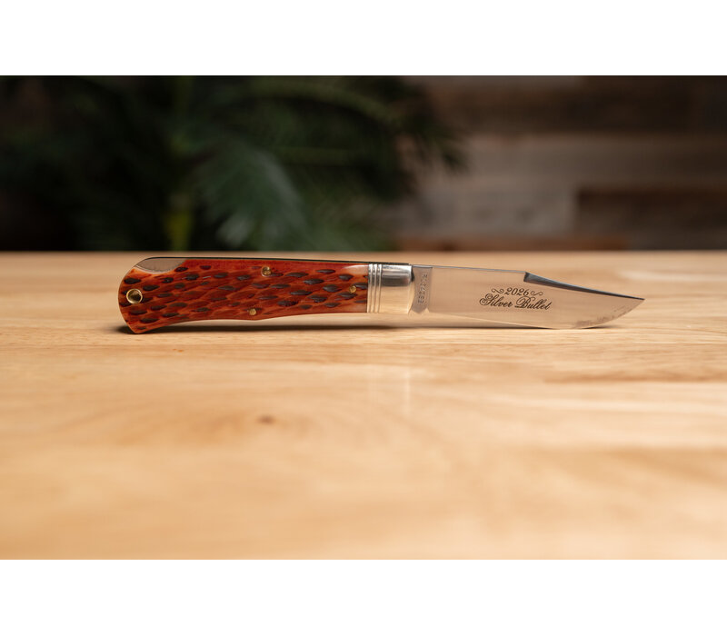 (Consignment) Remington/GEC R1342SB Lockback, Jigged Bone, 1095 HC