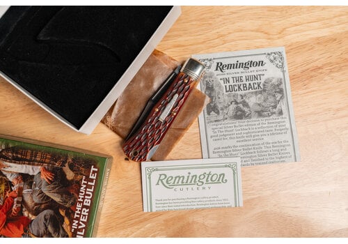 Remington (Consignment) Remington/GEC R1342SB Lockback, Jigged Bone, 1095 HC