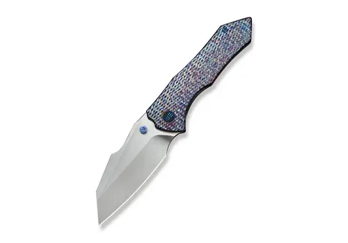 WE Knife Co. WE Knife High-Fin XL, Anodized Titanium Handle, CPM 20CV