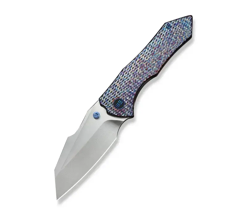 WE Knife High-Fin XL, Anodized Titanium Handle, CPM 20CV