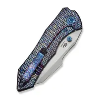WE Knife High-Fin XL, Anodized Titanium Handle, CPM 20CV