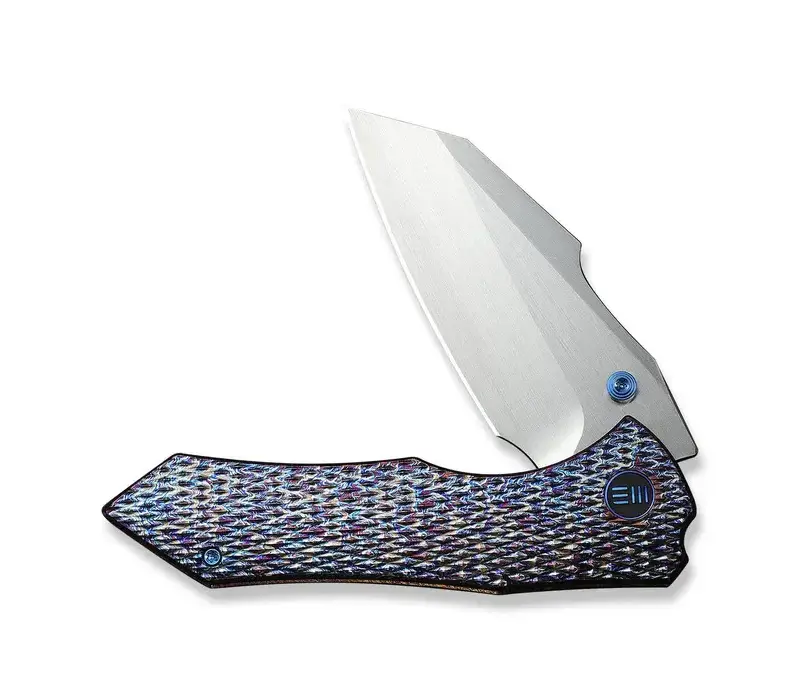WE Knife High-Fin XL, Anodized Titanium Handle, CPM 20CV