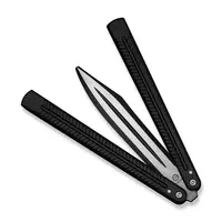 CIVIVI Dracolisk Butterfly Knife Trainer Black Aluminum Handle