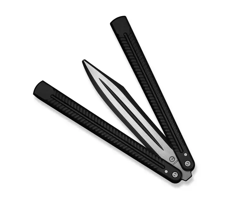 CIVIVI Dracolisk Butterfly Knife Trainer Black Aluminum Handle