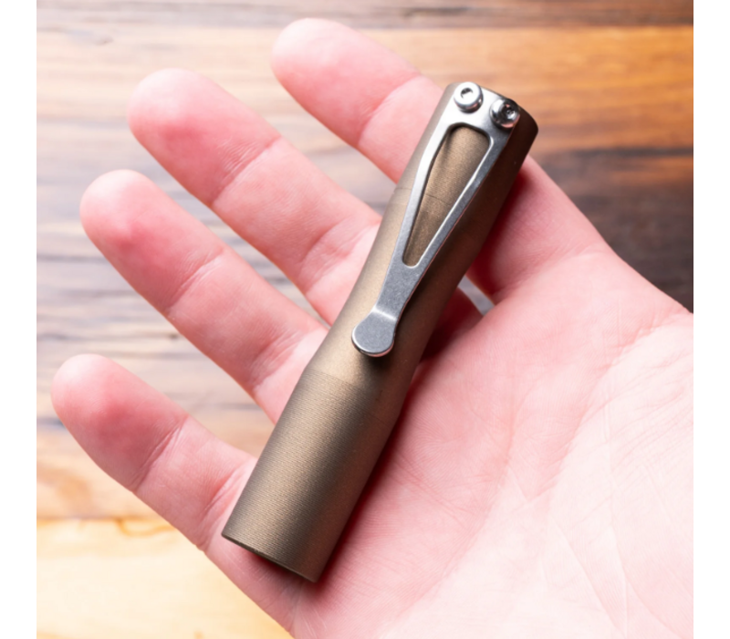 Tactile Turn Aluminum Apollo Flashlight, Bronze Aluminum