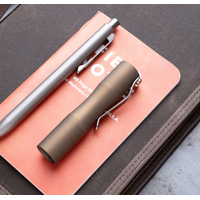 Tactile Turn Aluminum Apollo Flashlight, Bronze Aluminum