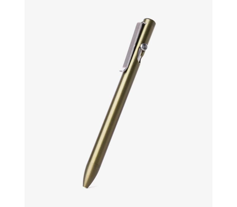 Tactile Turn Aluminum Bolt Action Pen, OD Green Standard 5.6"