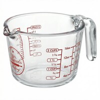 HIC, Mrs. Anderson's Baking Glass Measuring Cup, 2 Cup