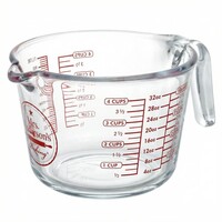 HIC, Mrs. Anderson's Baking Glass Measuring Cup, 4 Cup