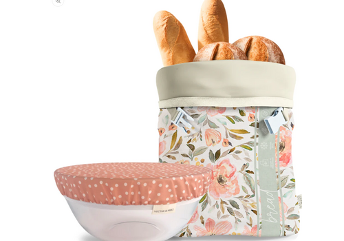 Nectar and Nest Nectar and Nest Artist Series Bread Baker Set, Sweetpea Garden