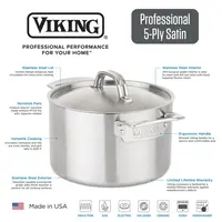 Viking Professional 5-Ply 10pc Cookware Set, Nonstick Skillets