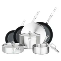 Viking Professional 5-Ply 10pc Cookware Set, Nonstick Skillets