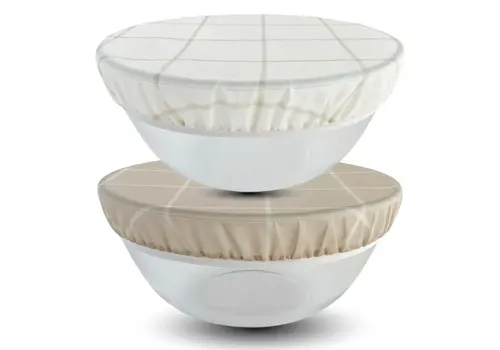Nectar and Nest Nectar and Nest Beeswax Bowl Covers (Large 10", Twill) Set of 2