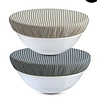 Nectar and Nest Nectar and Nest Beeswax Bowl Covers (X-Large 12", Stripes) Set of 2