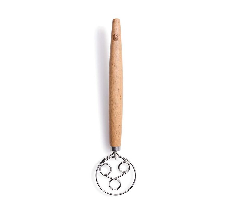 HIC, King Arthur Baking Company Baker's Batter Whisk, Triple-Loop