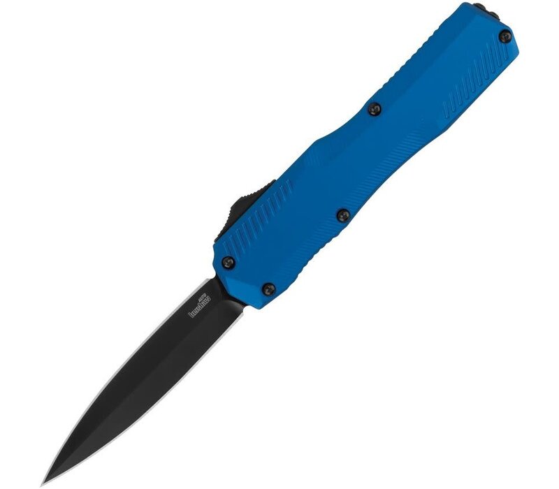 Kershaw, Auto Livewire OTF DoubleEdge Blue Aluminum & Magnacut
