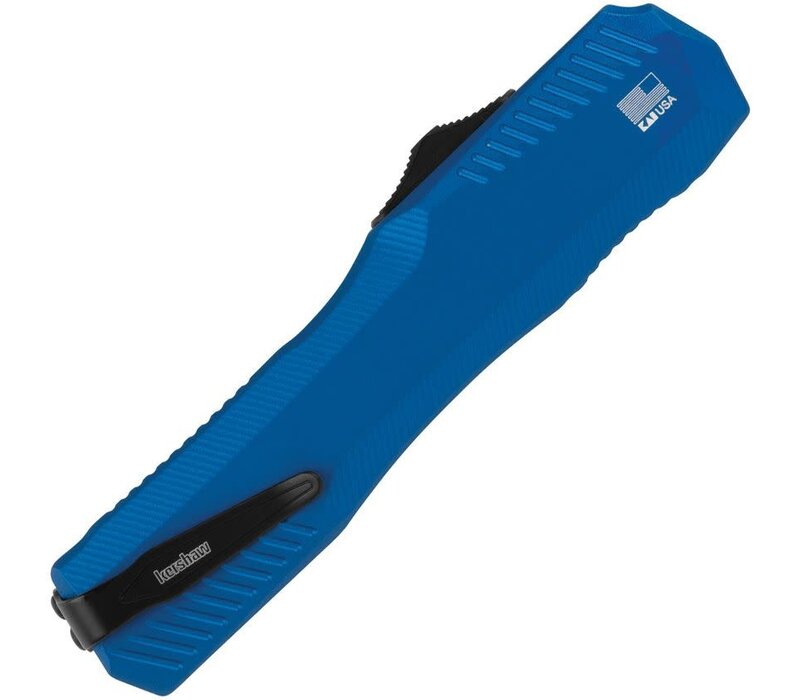 Kershaw, Auto Livewire OTF DoubleEdge Blue Aluminum & Magnacut