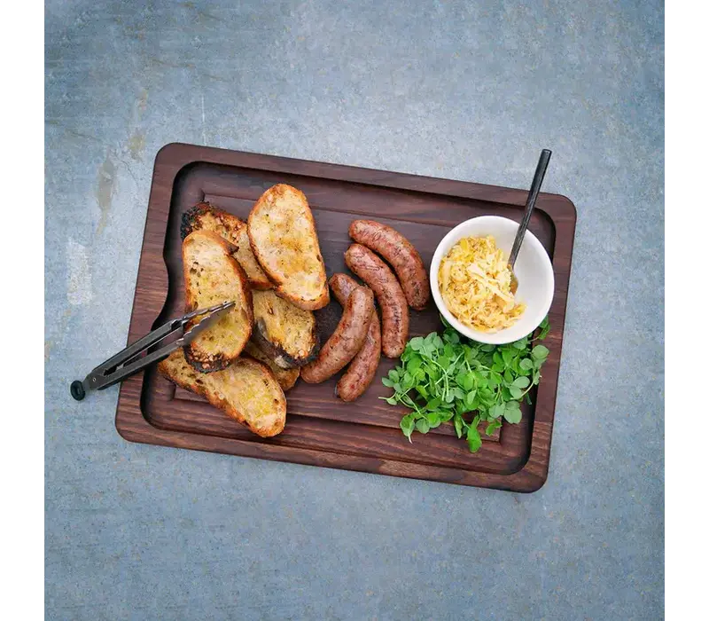 JK Adams Walnut BBQ Board 20"x14"x1"