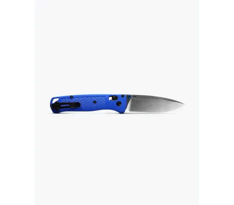 Benchmade Bugout, Blue Grivory, Axis Lock , Drop Point CPM S30V