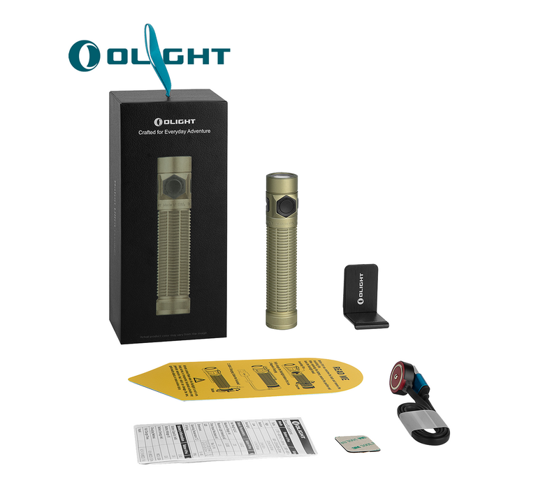 Olight, Baton Ultra Compact EDC Flashlight, Olive Green