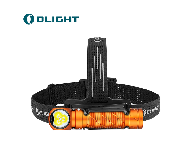 Olight, Perun 3 Headlamp White & Red Light, Orange