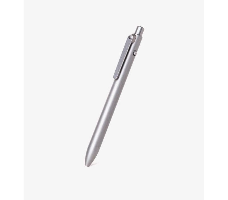 Tactile Turn Stonewashed Titanium Side Click Pen, Short 5.3"