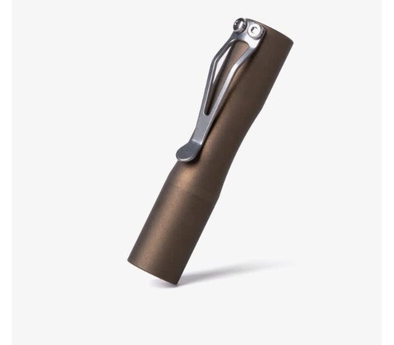 Tactile Turn Aluminum Apollo Flashlight, Bronze Aluminum