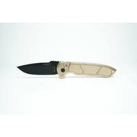 Pro-Tech, Rockeye Auto with textured AlBronze Handle and a DLC Magnacut blade