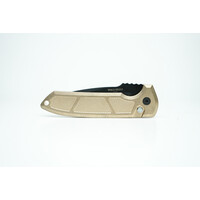 Pro-Tech, Rockeye Auto with textured AlBronze Handle and a DLC Magnacut blade