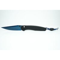 Pro-Tech Avalon Black Aluminum and Sapphire Blue Blade, Magnacut