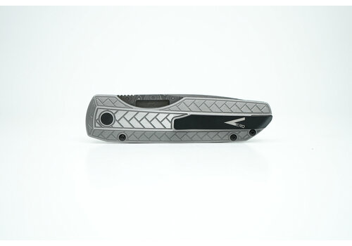 Pro-Tech Knives, LLC Pro-Tech 2026 Synapse 2 Custom 002 17-4 Steel Herringbone Handle, Damascus