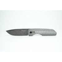 Pro-Tech 2026 Synapse 2 Custom 002 17-4 Steel Herringbone Handle, Damascus