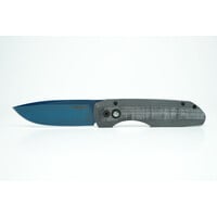 Pro-Tech Synapse Blue Linen Micarta, Sapphire Blue Magnacut