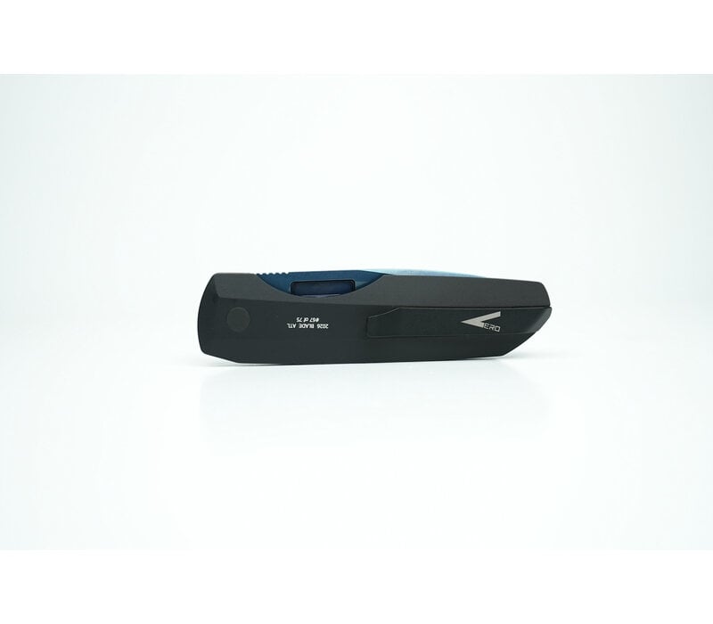 Pro-Tech Synapse Blue Linen Micarta, Sapphire Blue Magnacut