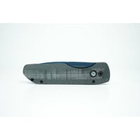 Pro-Tech Synapse Blue Linen Micarta, Sapphire Blue Magnacut